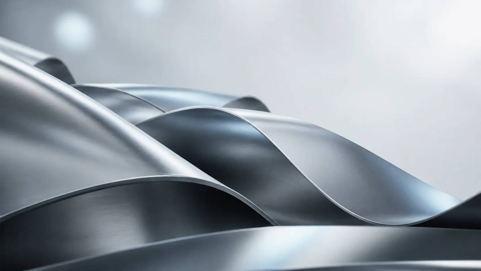Fictional ribbons of sheet metal forming smooth waves